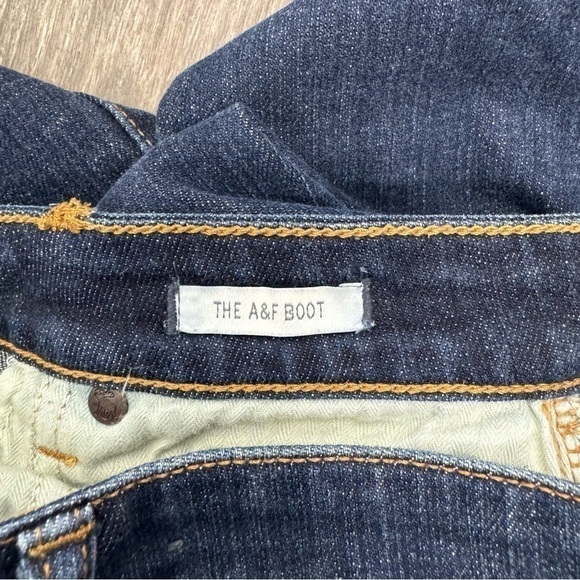 Abercombie & Fitch Jeans A&F Bootcut Jeans size 25 x 33 dark wash - Picture 6 of 13